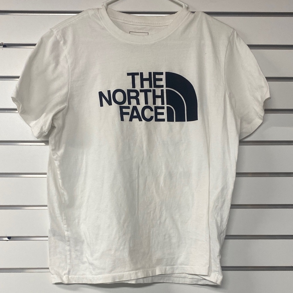 The North Face Womens White and Black Logo Tee